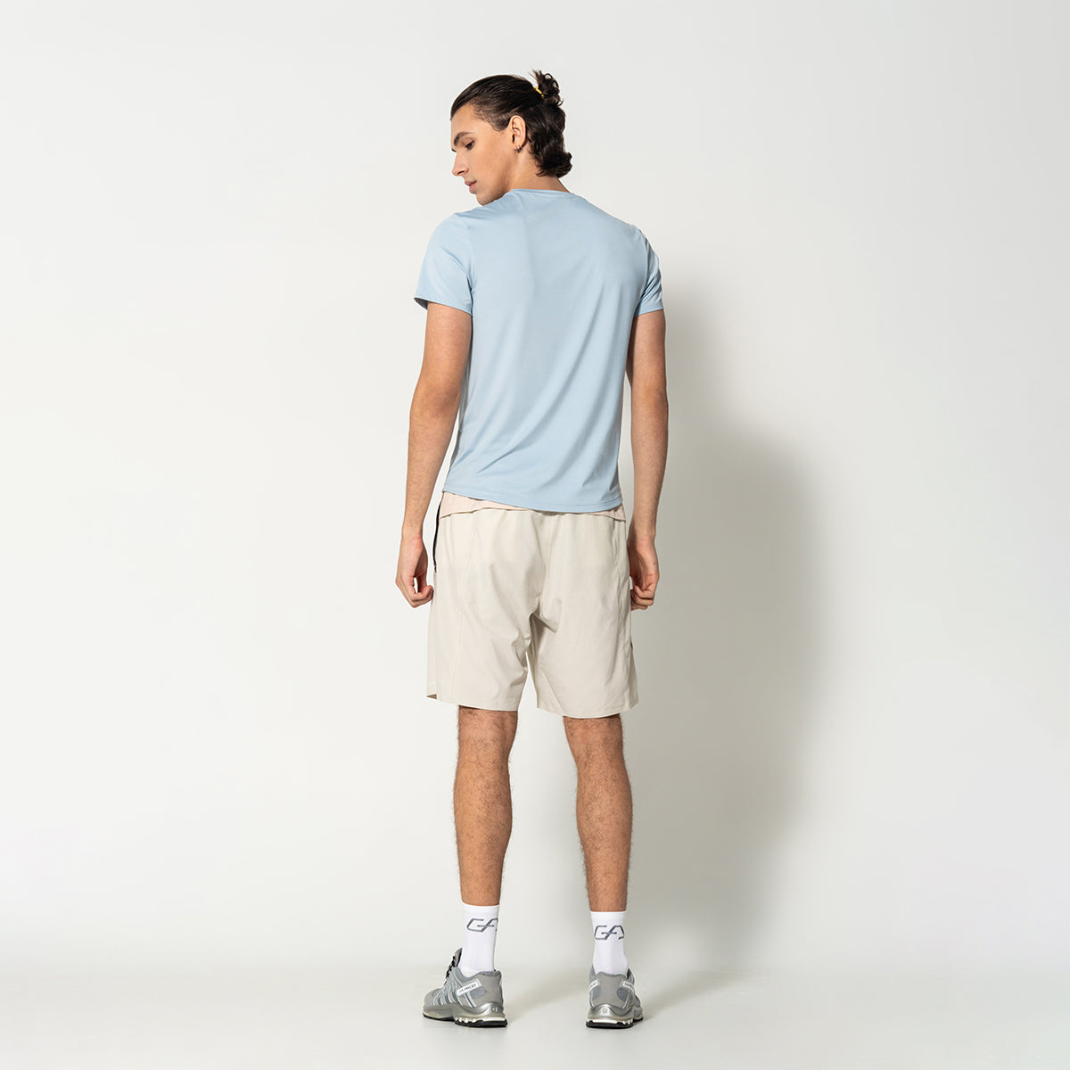 Image of Activewear Performance T Shirt breathable mesh blocking for Men